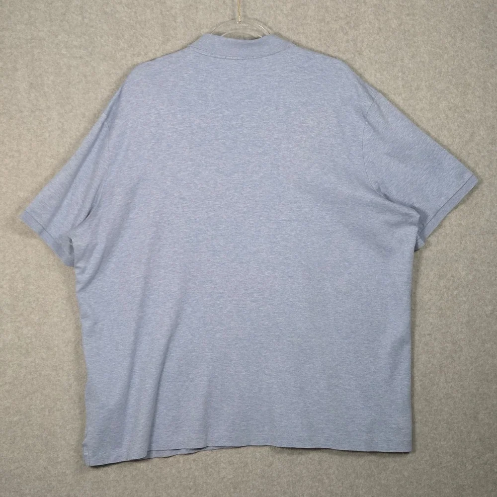 Polo Ralph‎ Lauren Men XXL SS Polo Shirt Light Blue Heathered Classic Fit Cotton